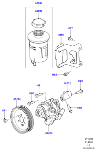LR036453-BRACKET-ENGINE SUPP*
