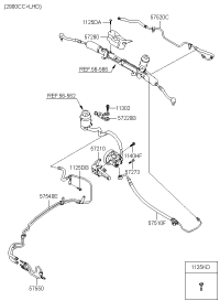 575204D030-Tube & hose assy-return