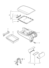 4F0864209-Armrest (lower part)