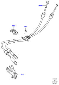 3M5R7474HA-BRACKET-ENGINE SUPP*