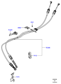 XS4R7412BA-LINKAGE,A-TRANSMISSION-W5A580