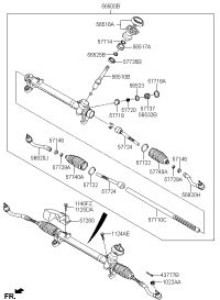 56500C3700-GEAR & LINKAGE ASSY-P/S
