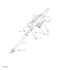 10577279-Column, steering upper