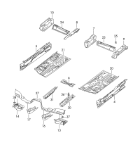 7N0802117-Tray, passage exh support after machining if required