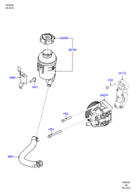 7G913490AA-BRACKET-ENGINE SUPP*