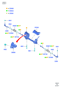 F2GC3289AA-TIE ROD END RH