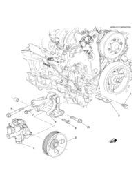 24100624-PULLEY-POWER STEERING PUMP