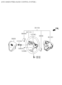 569001G050GD-MODULE ASSY-STRG WHEEL AIR BAG