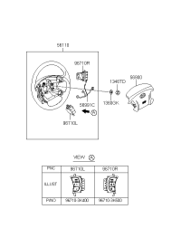 561100R460B1-WHEEL ASSY-STEERING