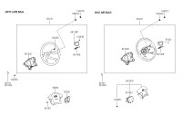 5613039500LK-Cover assy-steering wheel lwr