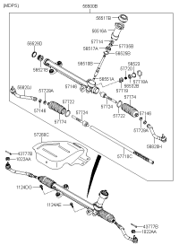 565004M100-GEAR & LINKAGE ASSY-P/S