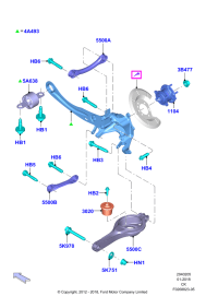 DV612C299APA-Hub assy-wheel rh/lh