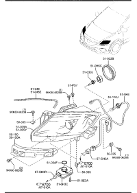 TK3351031C-UNIT(R),HEAD LAMP