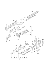 L8K0805139-Cover-shock absorber strut