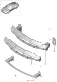 99150512100-Bumper frame fitting