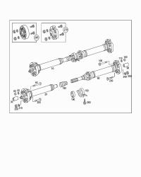 2034101981-BEARING BRACKET/RR/W204