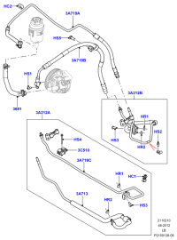 LR001095-Hose assy-reservoir to pump