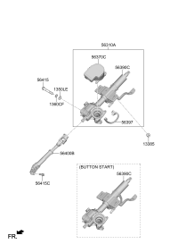 56310BU010-COLUMN ASSY-STEERING