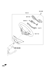 56110F0690SSH-WHEEL ASSY-STEERING