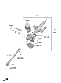 56310D0000-COLUMN ASSY-STEERING