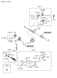 575103L100-HOSE ASSY-P/S OIL PRESSURE