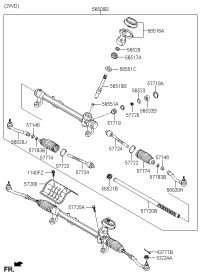 56500F8500-GEAR & LINKAGE ASSY-P/S