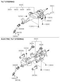 563103B100-COLUMN ASSY-STEERING