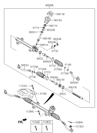 56500A7100-GEAR & LINKAGE ASSY-P/S