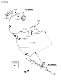 575100Q200-HOSE ASSY-P/S OIL PRESSURE