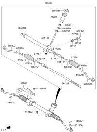 56500K8000-GEAR & LINKAGE ASSY-P/S