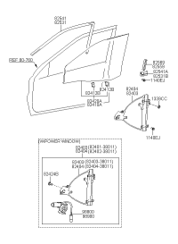 8240138011-REG ASSY FRDR LH P/W