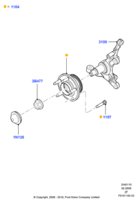 F1VY1N135A-INPUT SHAFT SEAL