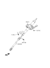 563102X000-COLUMN ASSY-UPPER