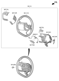56100N8140NNB-WHEEL ASSY-STEERING