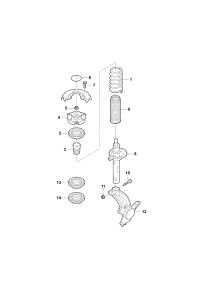 6RD413031-ABSORBER SHOCK