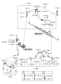 575103K010-HOSE ASSY-P/S OIL PRESSURE