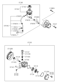 571000R010-PUMP ASSY-POWER STEERING OIL