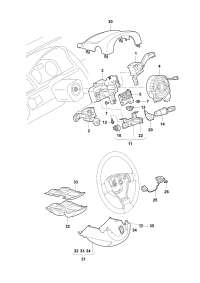 107905855DB-Lock cylinder, for ignition start switch with recognition coil, without key