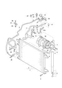180820411B-CONDENSER / VW/PASSAT