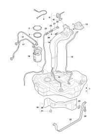 1K0201060DJ-Tank, fuel (22mm)