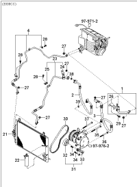0K2FA61461-PIPE-EGR COOLER *