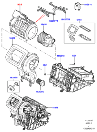 LR016627-LR INTERIOR BLOWER L359/L538