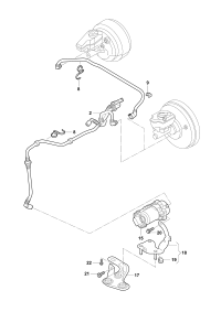 1K0612391E-BRACKET-ENGINE SUPP*