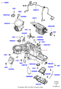BL3Z19850H-EVAPORATOR