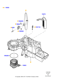 CL1Z19805A-BLOWER ASSY