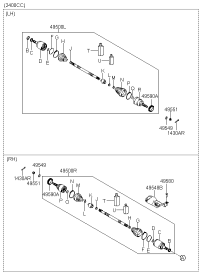 495010R760-SHAFT ASSY-DRIVE,RH