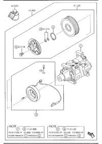 BP4K61K00A-COMPRESSOR,AIR CON