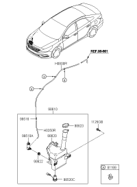 98681C3000-COVER-TELESCOPE,LH