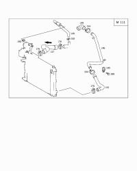6385010982-RADIATOR HOSE W124/E200/E220