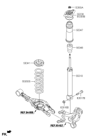 553303V010-BRACKET ASSY-RR LH